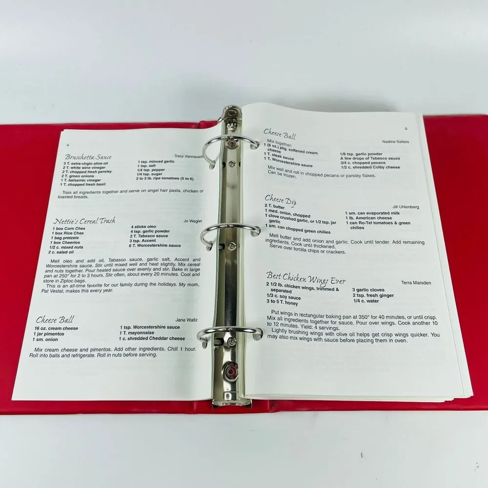 First United Methodist Church Cookbook 1857-2010 Vintage Red Oak Iowa Ring Bound